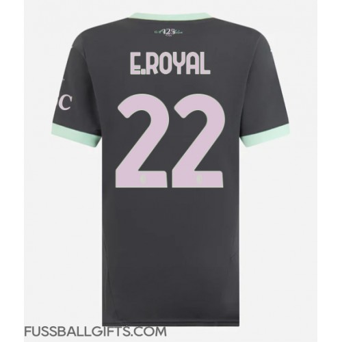 AC Milan Emerson Royal #22 Fußballbekleidung 3rd trikot Damen 2024-25 Kurzarm